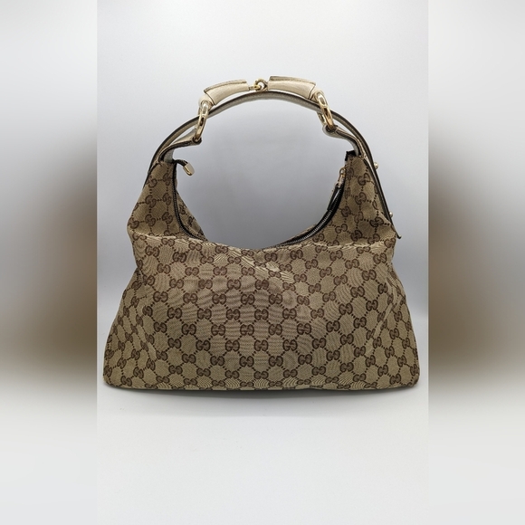 Gucci Canvas Horsebit Hobo - Picture 1 of 14
